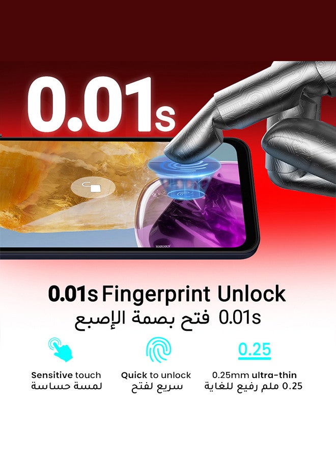 MARGOUN 3 Pack Samsung Galaxy M15 Screen Protector Full Coverage Screen Protector Clear Anti-Bubble Shield Tempered Glass Screen Protector Clear - Image 4