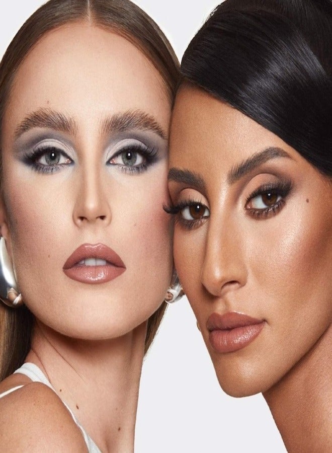 HUDA BEAUTY - Creamy Obsessions Eyeshadow Palette Greige Nude Pink - Image 1