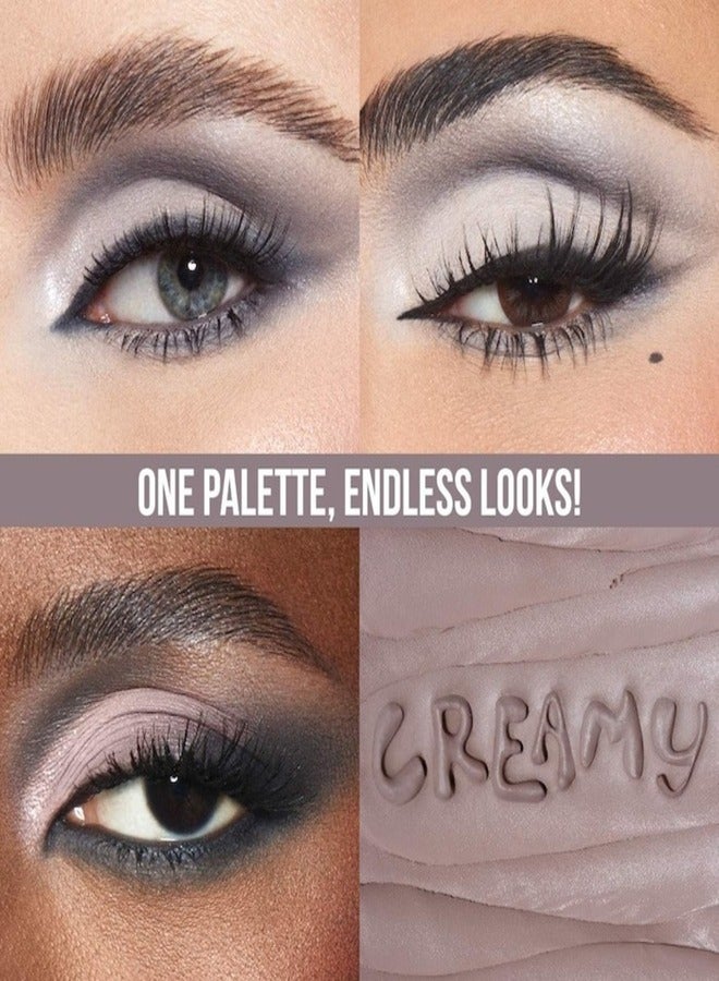 HUDA BEAUTY - Creamy Obsessions Eyeshadow Palette Greige Nude Pink - Image 1
