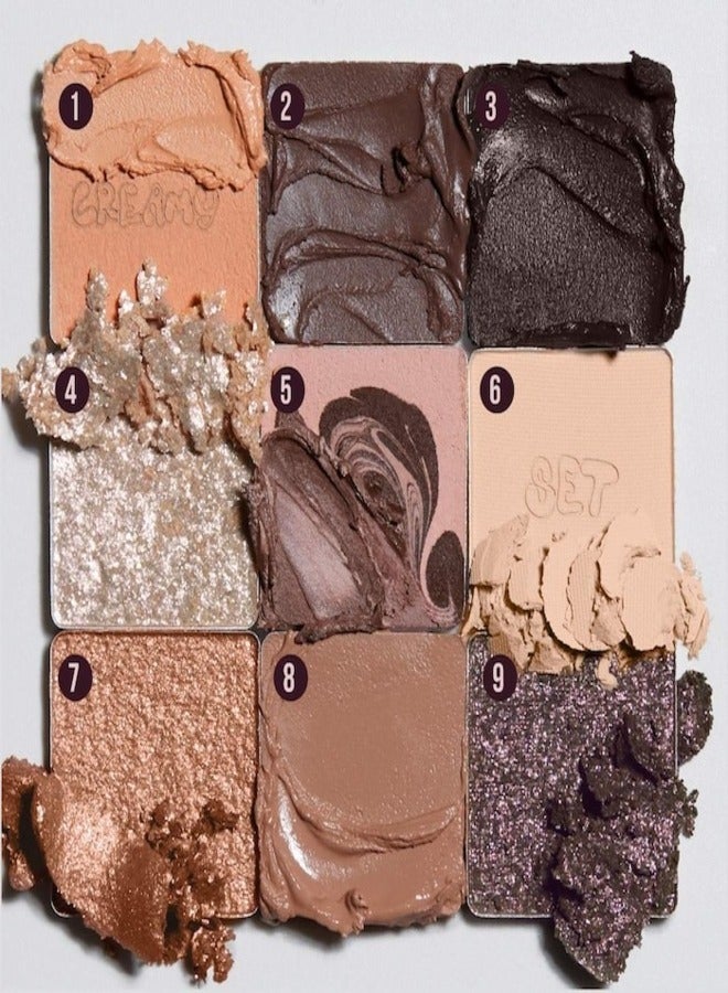 HUDA BEAUTY - Creamy Obsessions Eyeshadow Palette Neutral Brown - Image 1