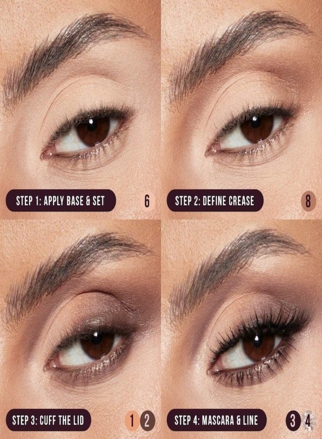 HUDA BEAUTY - Creamy Obsessions Eyeshadow Palette Neutral Brown - Image 1