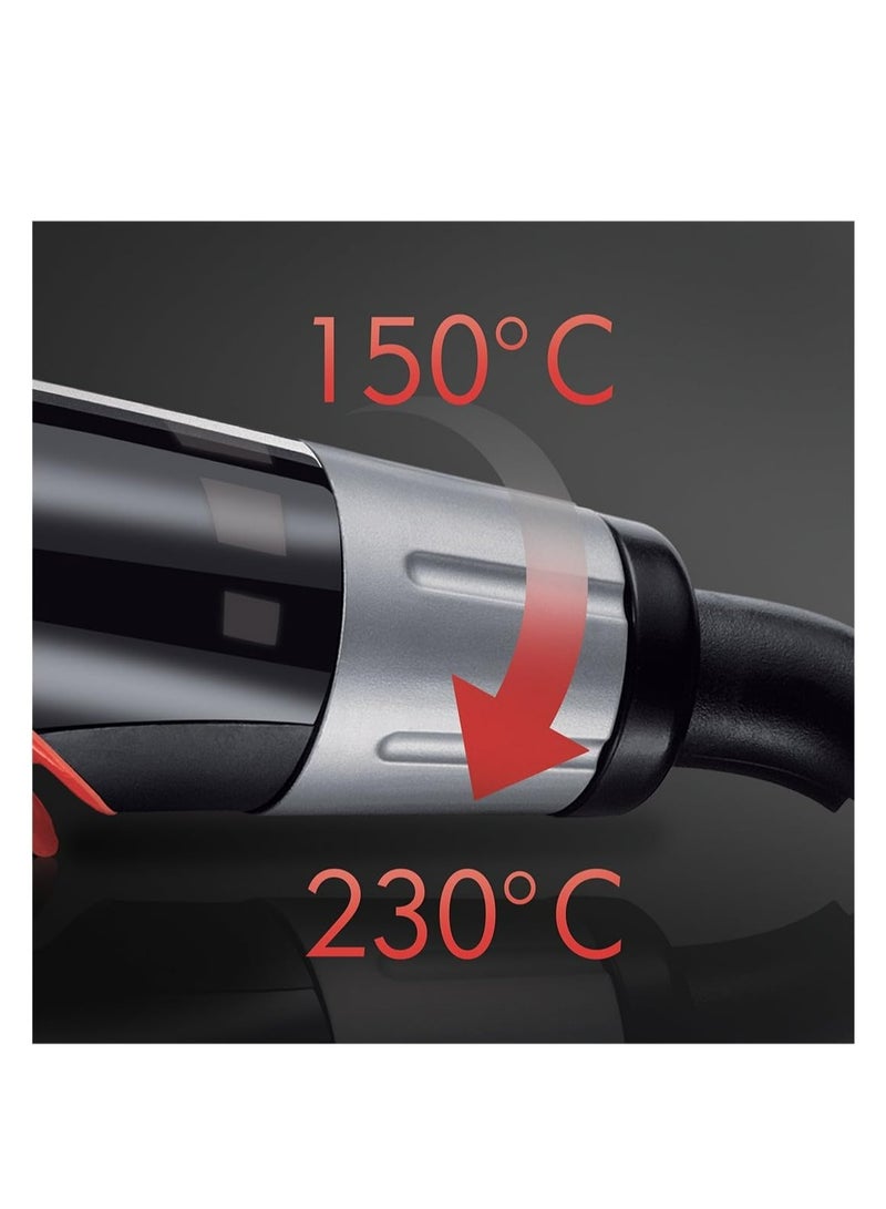ريمنغتون مكواة فرد الشعر S9700 مع السيراميك Ultimate Glide باللونين الأسود والأحمر  - Image 4