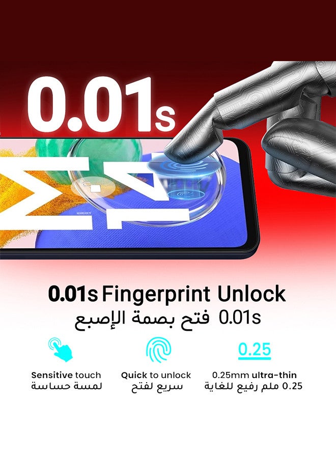 مارجون حزمة 3 واقي شاشة سامسونج جالاكسي M14 5G واقي شاشة كامل التغطية واقي شاشة شفاف مضاد للفقاعات زجاج مقسى واقي شاشة - Image 4