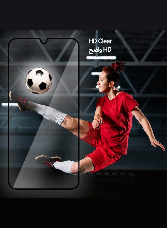 مارجون واقي شاشة Samsung Galaxy A15 واقي شاشة بتغطية كاملة وواقي شاشة شفاف مضاد للفقاعات وواقي شاشة من الزجاج المقوى - Image 3