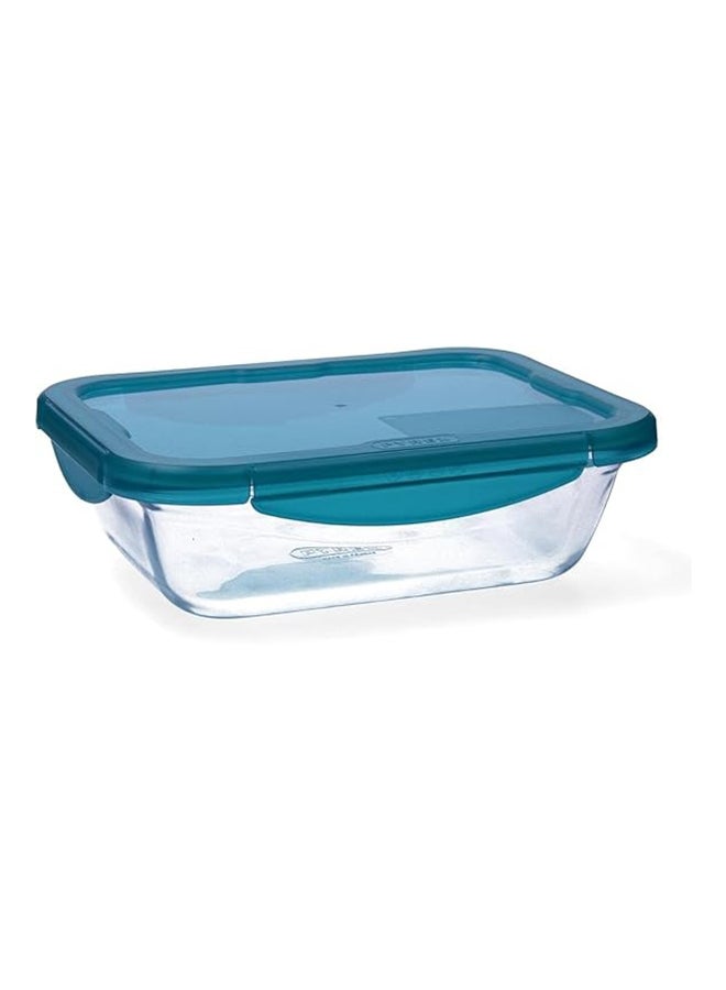 PYREX - Pyrex-Cook And Go-Storage Dish Rect.-0.8L+1.9L-Blue/Green-913S338-N 1.9Liters - Image 1