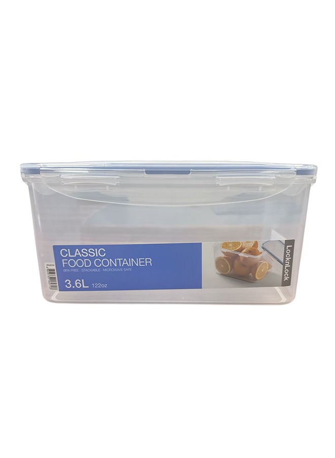 LOCK & LOCK Rectangular Plastic Container Roaster CLEAR 3.6Liters - Image 1