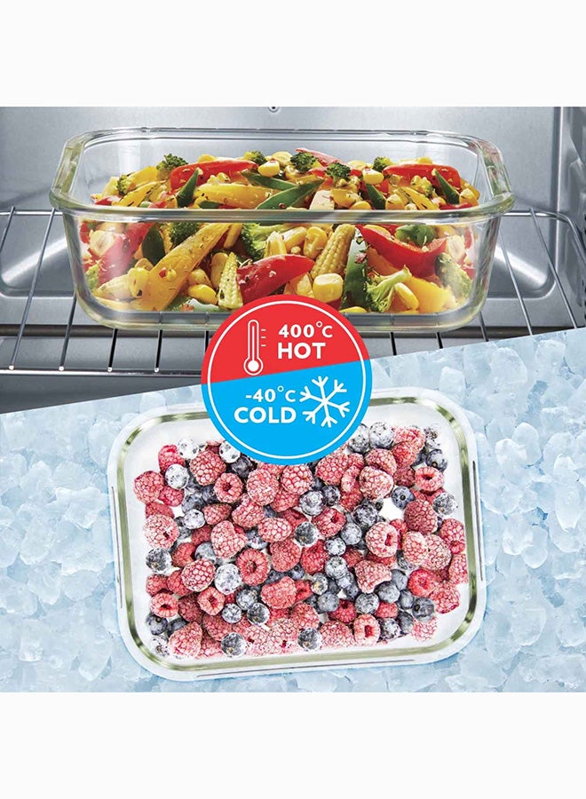 Borosil Klip-N-Store Rectangular Glass Storage Container With Air Tight Lid Food Storage Container Microwave Safe Container 640 ml - pnsku/N70063371V/45/_/1713450035/ef40f528-7e44-4dfc-af4a-1a683bd31226