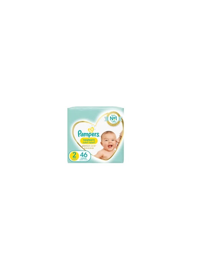 Pampers Premium Care, Size 2, 3-8kg, 46 Diapers  - Image 1
