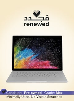 Microsoft Renewed - Surface Book 1 Laptop With 13.5-Inch Display, Intel Core i7 Processor/6th Gen/16GB RAM/512GB SSD/Intel HD Graphics English Silver  - Image 1