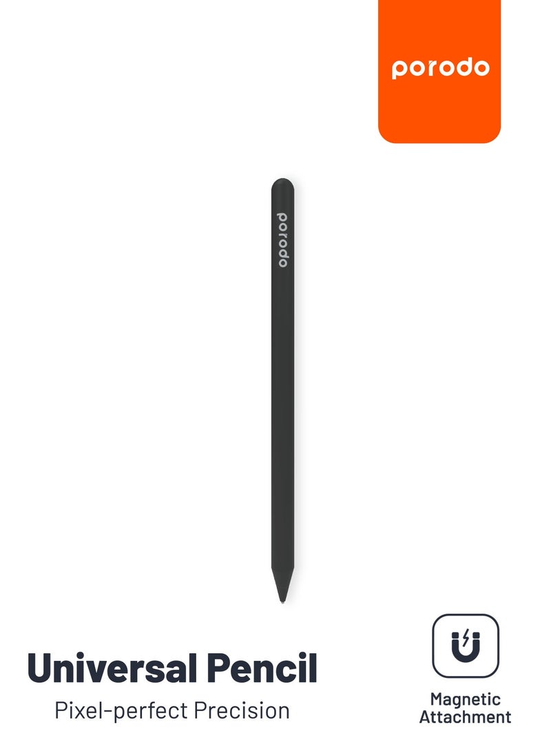 Stylus Pencil 1.5mm Nib, Universal Pencil Compatible with iOS and Android Tablets Devices, Magnetic Attachment, 12-hours Battery Life, High Precision Pen Tip - Black - pnsku/N70063450V/45/_/1713508249/0ec78442-c271-412e-9b1a-071c1c3971d1