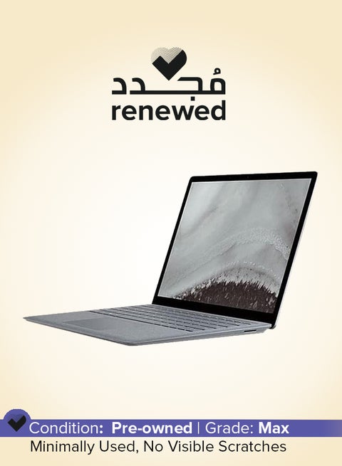 Renewed - Surface Laptop 2 With 13.5-Inch Display,Intel Core i5 Processor/8th Gen/8GB RAM/256GB SSD/Intel UHD Graphics 620 English Silver