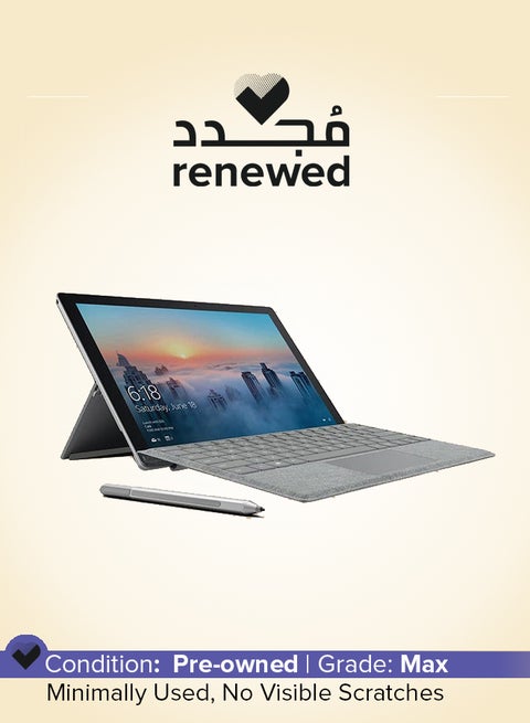 Renewed - Surface Pro 4 With 12.3-Inch Touch Screen Display,Intel Core i5/6th Gen/8GB RAM/256GB SSD/Intel UHD Graphics English Silver