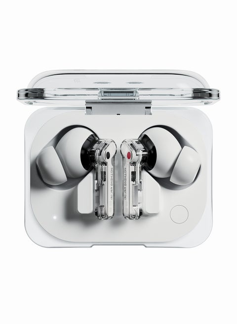 Ear (a), True Wireless Earphones, ChatGPT Integrated, Dynamic Bass Boost, Hi-Res With Hybrid ANC Noise Cancellation Upto 45dB White