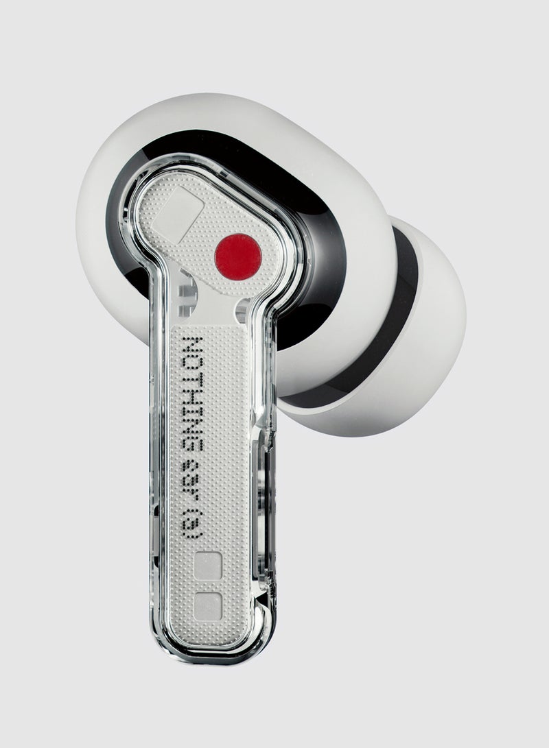 Nothing Ear (a), True Wireless Earphones, ChatGPT Integrated, Dynamic Bass Boost, Hi-Res With Hybrid ANC Noise Cancellation Upto 45dB White - Image 2