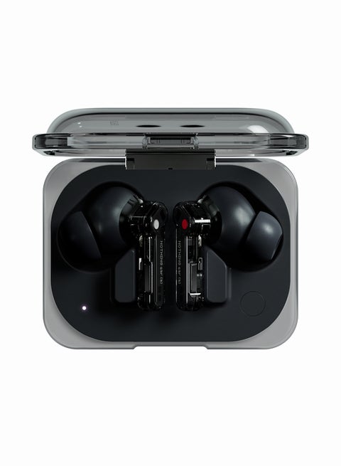 Ear (a), True Wireless Earphones, ChatGPT Integrated, Dynamic Bass Boost, Hi-Res With Hybrid ANC Noise Cancellation Upto 45dB Black