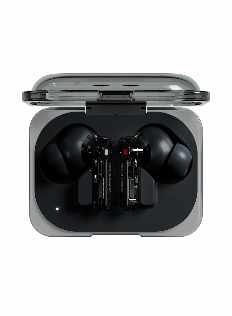 Nothing Ear (a), True Wireless Earphones, ChatGPT Integrated, Dynamic Bass Boost, Hi-Res With Hybrid ANC Noise Cancellation Upto 45dB Black - Image 1