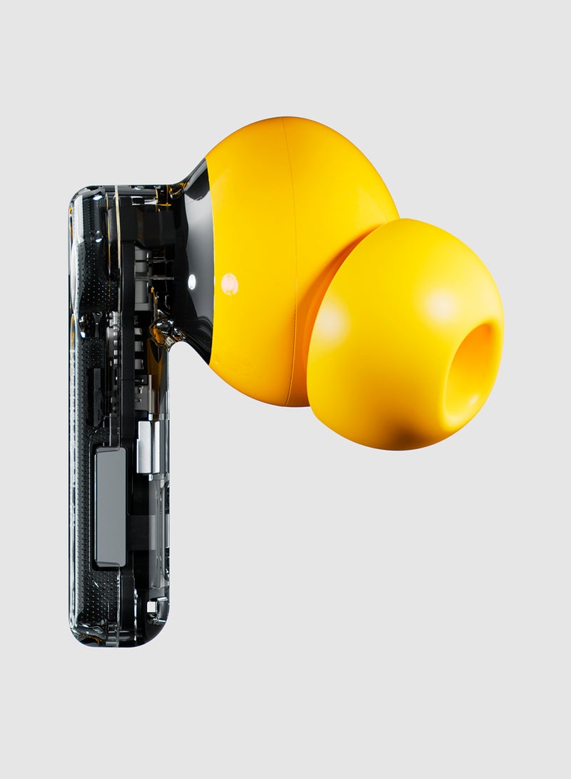 Nothing Ear (a), True Wireless Earphones, ChatGPT Integrated, Dynamic Bass Boost, Hi-Res With Hybrid ANC noise Cancellation Upto 45dB Yellow  - Image 3