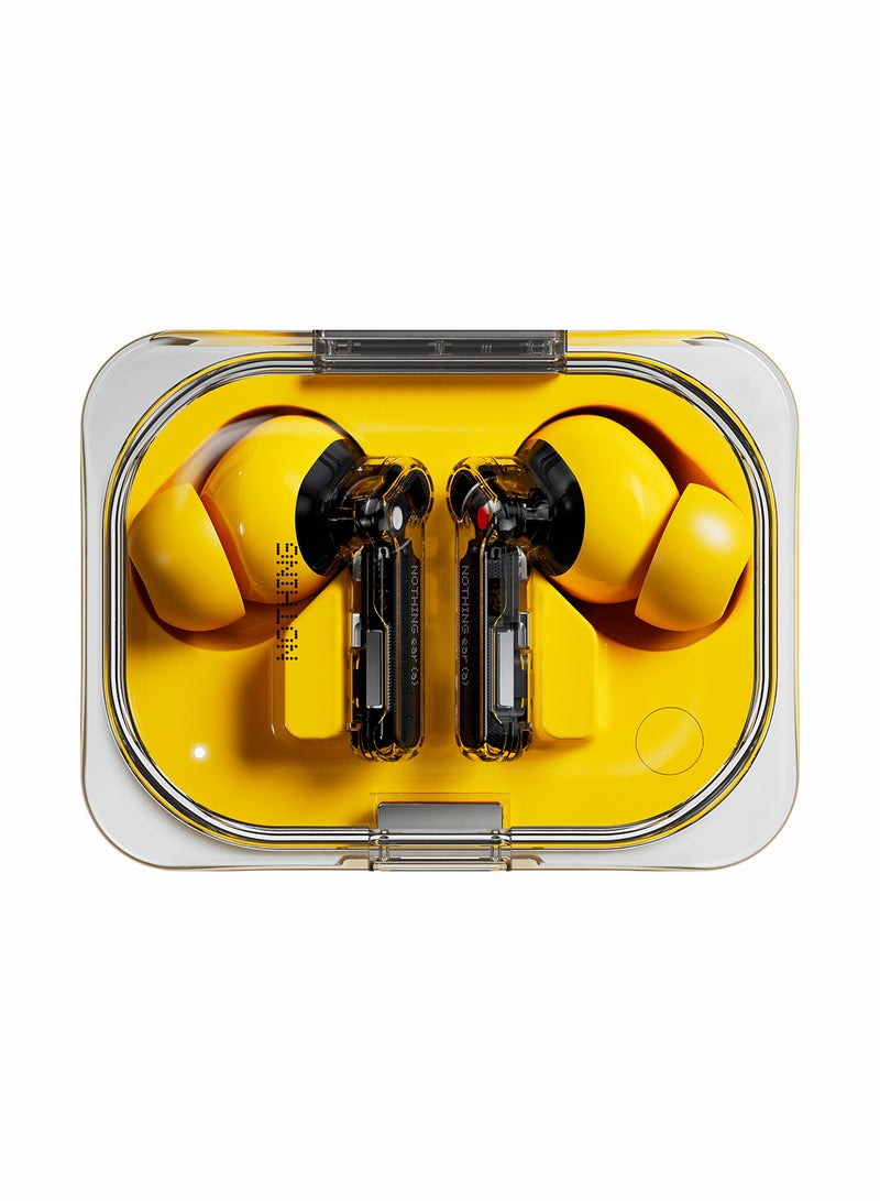 Nothing Ear (a), True Wireless Earphones, ChatGPT Integrated, Dynamic Bass Boost, Hi-Res With Hybrid ANC noise Cancellation Upto 45dB Yellow  - Image 2