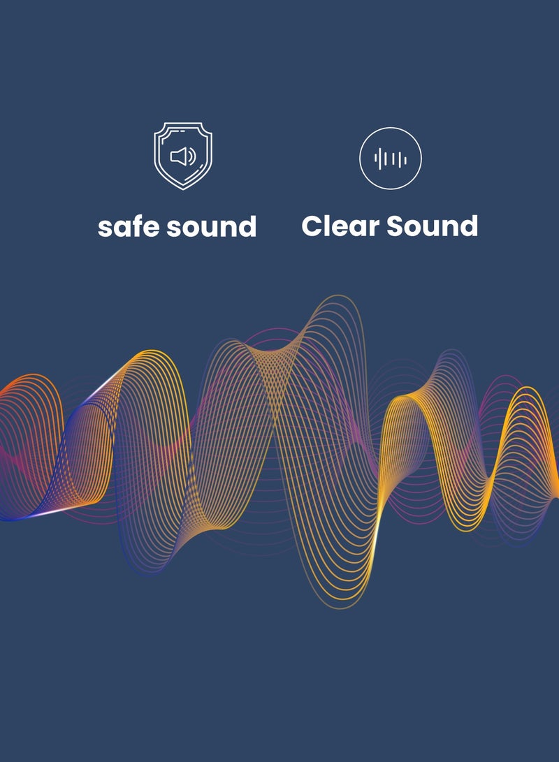 porodo Kid's True Wireless Earbuds Soundtec White  - Image 4
