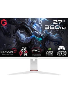 27-InchArtic Pro Series FHD, 360Hz, MPRT 0.5ms, HDMI 2.1, Fast IPS Gaming Monitor (Support PS5) GOA27FHD360IPS- White WHITE - pnsku/N70063531V/45/_/1713517256/fc3d9f07-249f-4547-94ab-80cf8e142e46