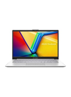 ASUS Vivobook Go 14 Laptop With 14-Inch Display, Core i3-N305 Processor/8GB RAM/512GB SSD/Intel Iris XE Graphics/Windows 11 Home English/Arabic Cool Silver  - Image 1