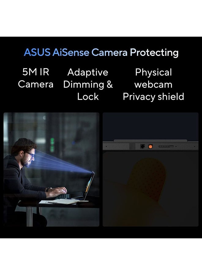 ASUS Vivobook Pro 15 OLED N6506MU-MA011W Laptop With 15.6-Inch Display, Core Ultra 9-185H Processor/16GB RAM/1TB SSD/6GB NVIDIA GeForce RTX 4050 Graphics Card/Windows 11 Home/camera With privacy shutter English/Arabic Onyx Grey - Image 4