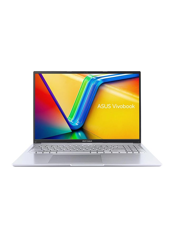 ASUS Vivobook 16 M1605YA-MB152W Slim Laptop With 16-Inch Display, AMD Ryzen 7 7730U Processor/8GB RAM/512GB SSD/Intel Iris XE Graphics/Windows 11 Home English/Arabic Cool Silver  - Image 1