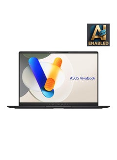 Vivobook S 14 OLED S5406MA-OLEDU711WB Laptop With 14-Inch Display, Core Ultra 9-185H Processor/16GB RAM/1TB SSD/Intel UHD Graphics/Windows 11 Home English Neutral Black