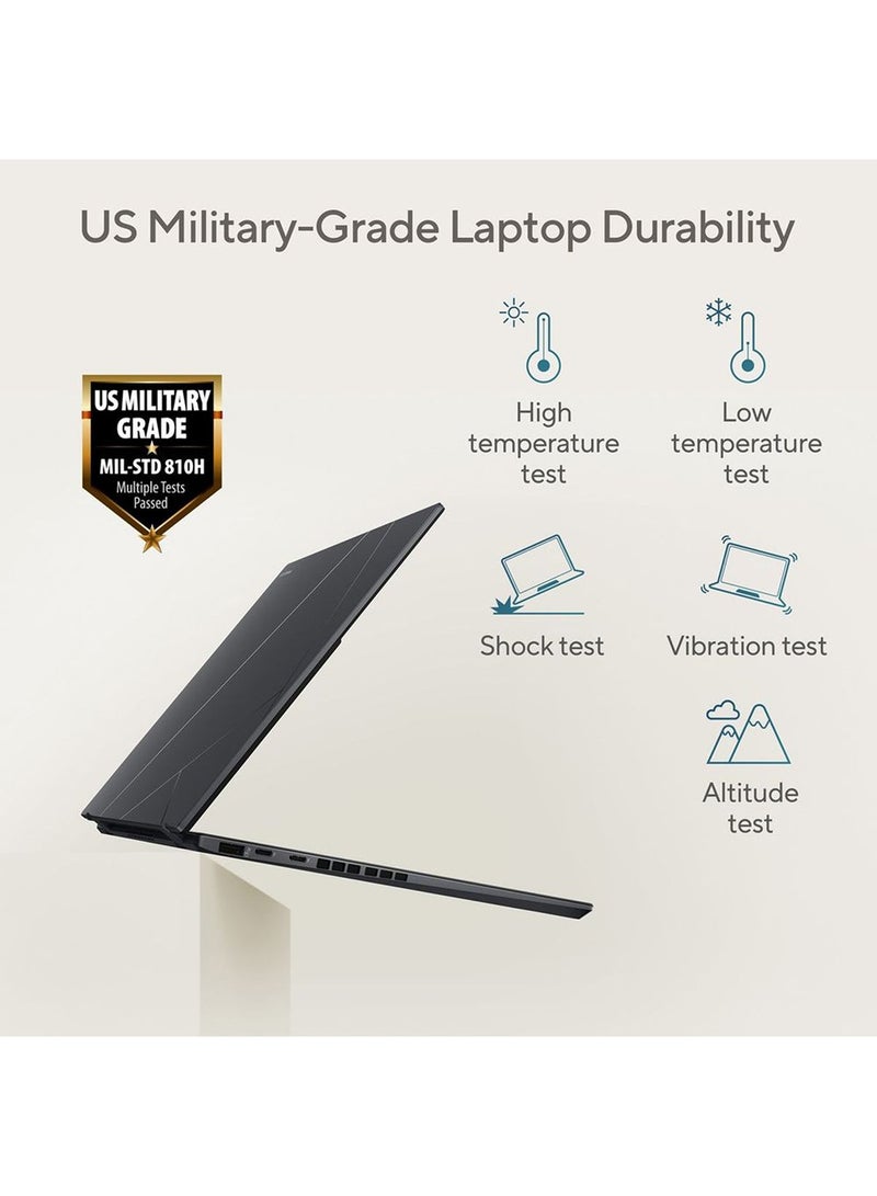 ASUS - Zenbook Duo OLED UX8406MA-OLEDI7IG (Upgraded Version) Laptop With 14-Inch Display, Core Ultra 7-155H Processor/16GB RAM/1TB SSD/Intel UHD Graphics/Touch Screen with Stylus/ Soft Keyboard/Windows 11 Home English Inkwell Gray - Image 1