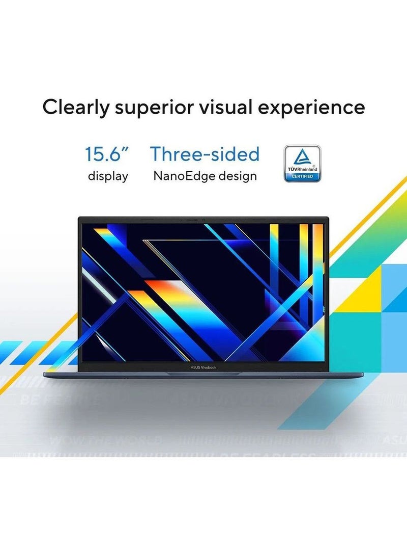 ASUS - Vivobook 15 X1504VA-NJ687W (Upgraded Version) Laptop With 15.6-Inch Display, Core 7-150U Processor/16GB RAM/512GB SSD/Intel UHD Graphics/Windows 11 Home/720p HD camera With privacy shutter  Cool English/Arabic Cool Silver (Upgraded Version) - Image 1