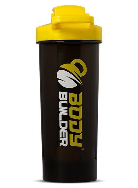 Protein  Shaker Bottle, 600 ml - Dark Brown