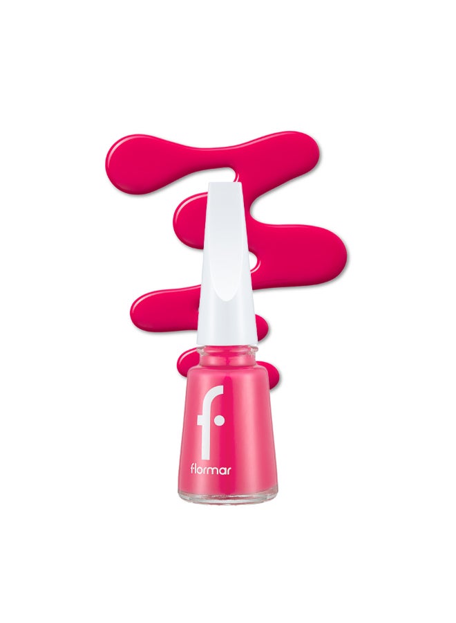 فلورمار طلاء أظافر كلاسيكي 058 وردي ساطع - Image 3