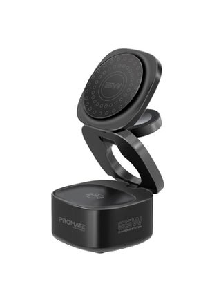Foldable 5-in-1 Ganfast 65W Magnetic Charging Station With 15W Wireless Pad, Airpods And Apple Watch Fast Charging, Qualcomm QC 3.0 USB-A, 45W USB-C Power Delivery Port, Rubix-65W Black - pnsku/N70063633V/45/_/1713601846/96825467-87c2-45e8-9e48-aad33c9941d6