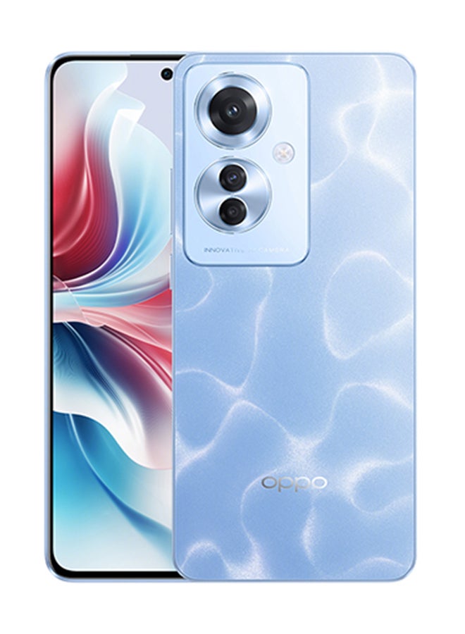 OPPO - Reno 11F 5G Dual SIM Ocean Blue 8GB RAM 256GB - Middle East Version - Image 1