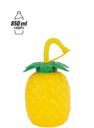 Royalford 850 ML Water Bottle with Straw- RF11358 High-Quality Plastic Bottle with Straw for Kids and Toddlers 100% Food-Grade, Non-Toxic, Durable and Leak-Proof PE Polymer Construction Yellow YELLOW - pnsku/N70063657V/45/_/1747911268/e7fc4299-a5d1-4b8c-ba38-5af70dda4483