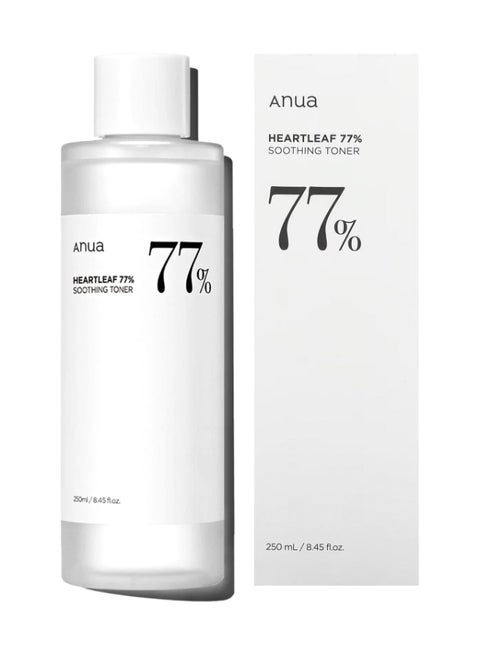 Heartleaf 77% Soothing Toner I pH 5.5 Trouble Care, Calming Skin, Refreshing, Hydrating, Purifying, Cruelty Free, Vegan,(250ml / 8.45 fl.oz.) 250ml