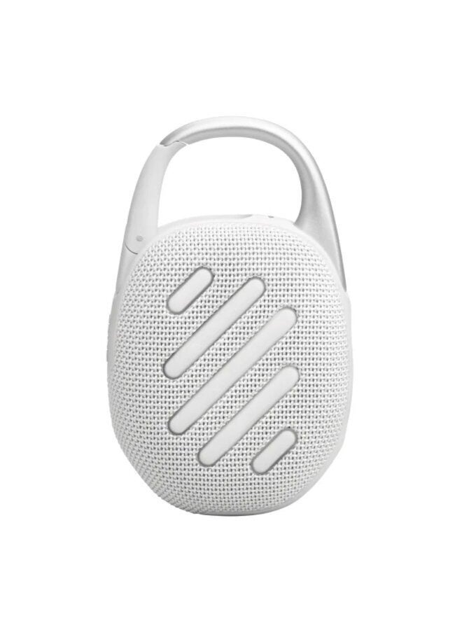 JBL Clip 5 Ultra-Portable Waterproof Speaker White  - Image 5