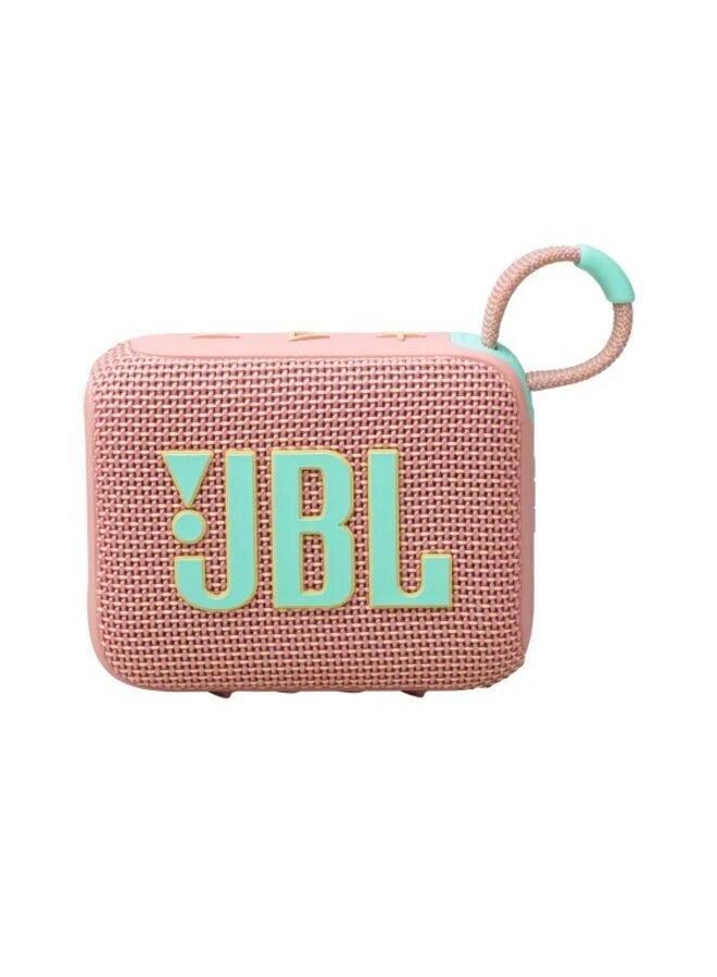 JBL JBL GO 4 Ultra-Portable Bluetooth Speaker, Pink - Image 1