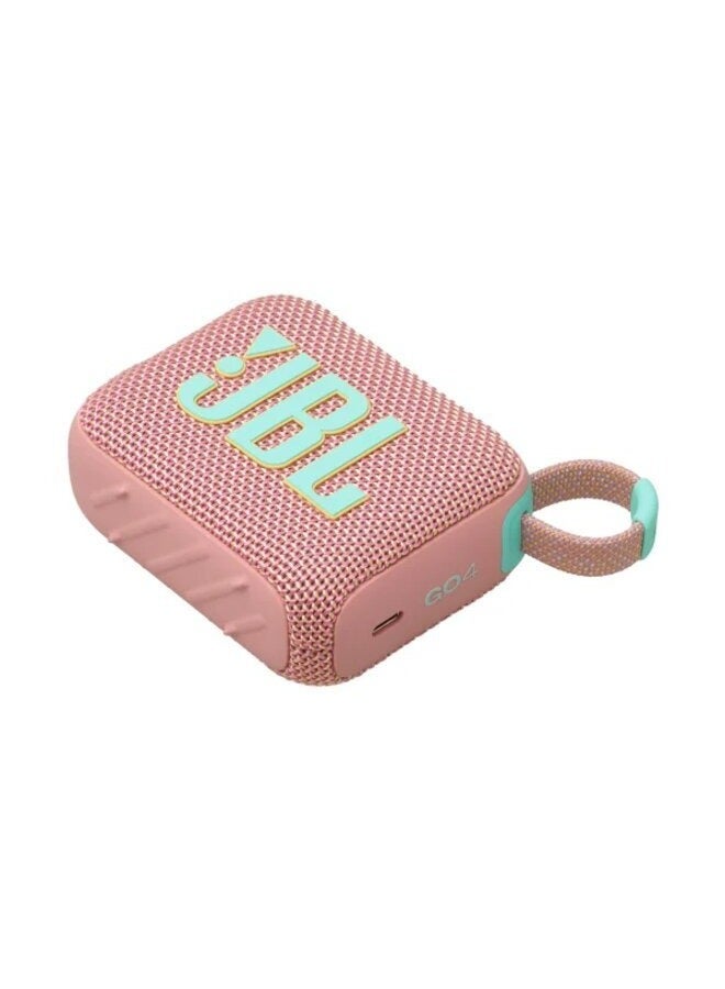 JBL JBL GO 4 Ultra-Portable Bluetooth Speaker, Pink - Image 2