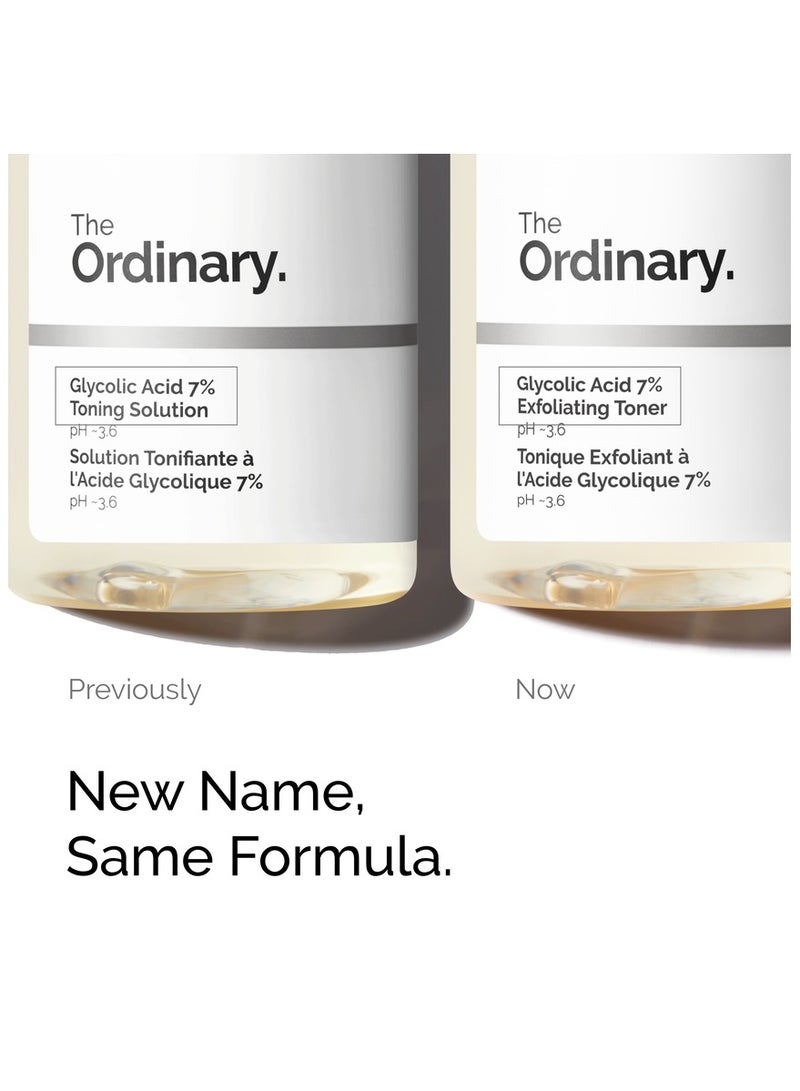 The Ordinary - Glycolic Acid 7% Exfoliating Toner 240mml - Image 1