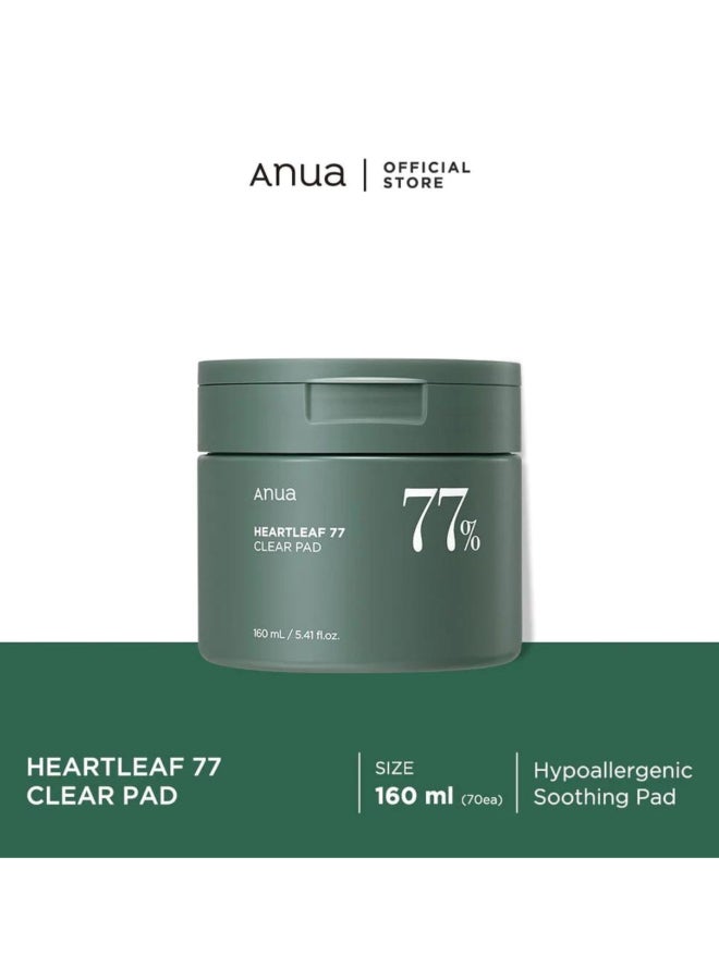 Anua - Heartleaf 77 Toner Pads - Refreshing And Nourishing Facial Toner With 77% Heartleaf Extract 160Ml - Image 1