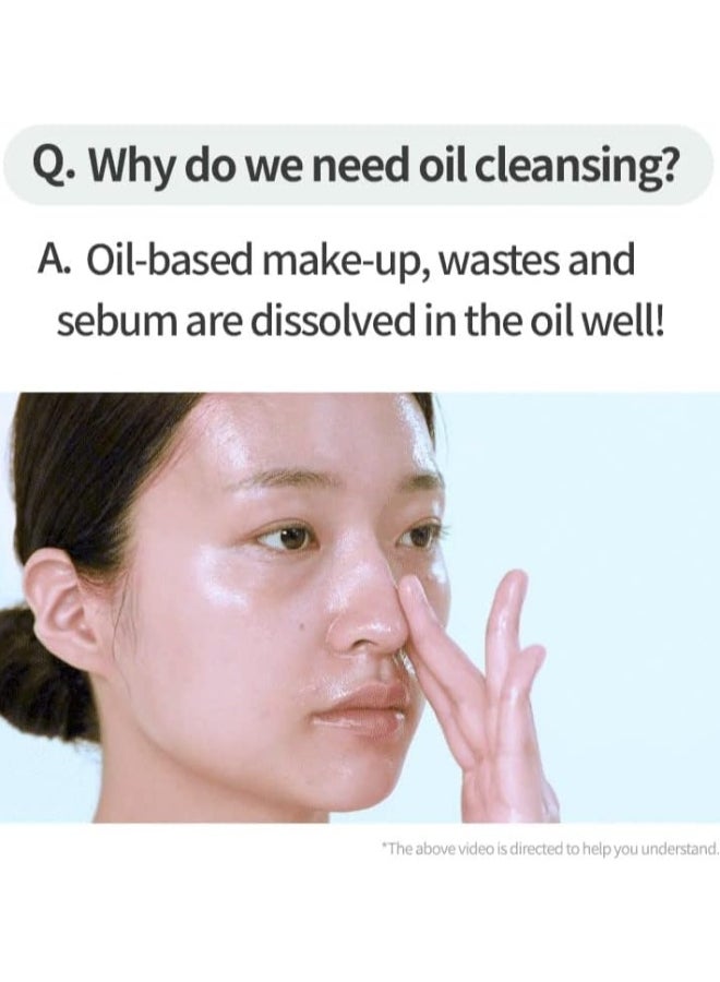 Anua Heartleaf Pore Control Cleansing Oil Korean Facial Cleanser, Daily Makeup Blackheads Removal 200 Ml  - Image 3