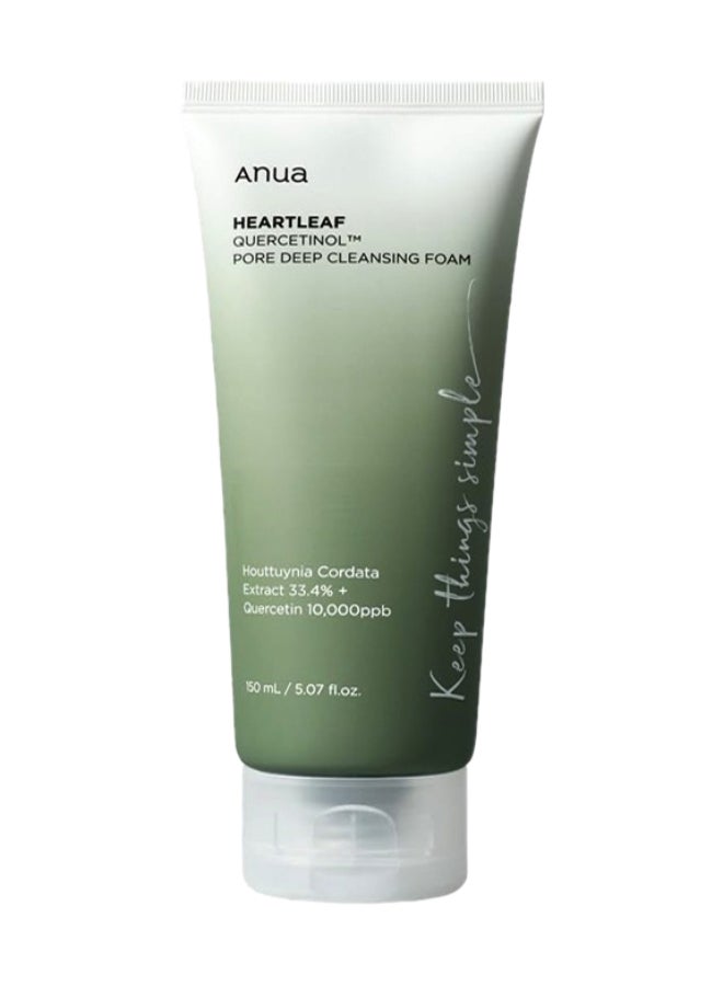 Anua Heartleaf Quercetinol Pore Deep Cleansing Foam White 150ml  - Image 1