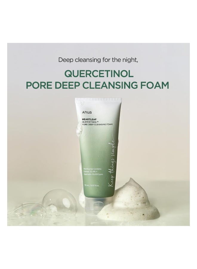 Anua Heartleaf Quercetinol Pore Deep Cleansing Foam 150ml  - Image 2