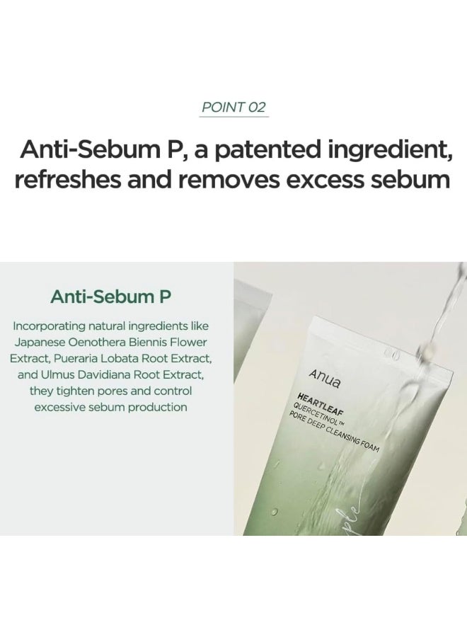 Anua Heartleaf Quercetinol Pore Deep Cleansing Foam 150 Ml  - Image 3