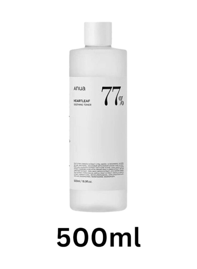Anua Heartleaf 77% Soothing Toner 500 ml  - Image 1