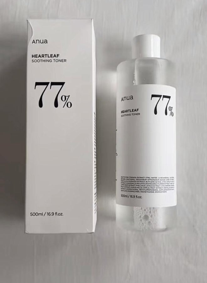 Anua Heartleaf 77% Soothing Toner 500 ml  - Image 2