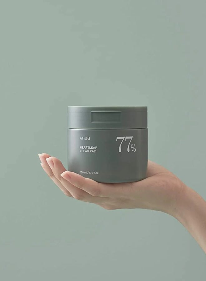 Anua Heartleaf 77 Toner Pad 70 Sheets Pha Dead Skin Care Low Ph Daily Toner Pad Exfoliating - Image 2