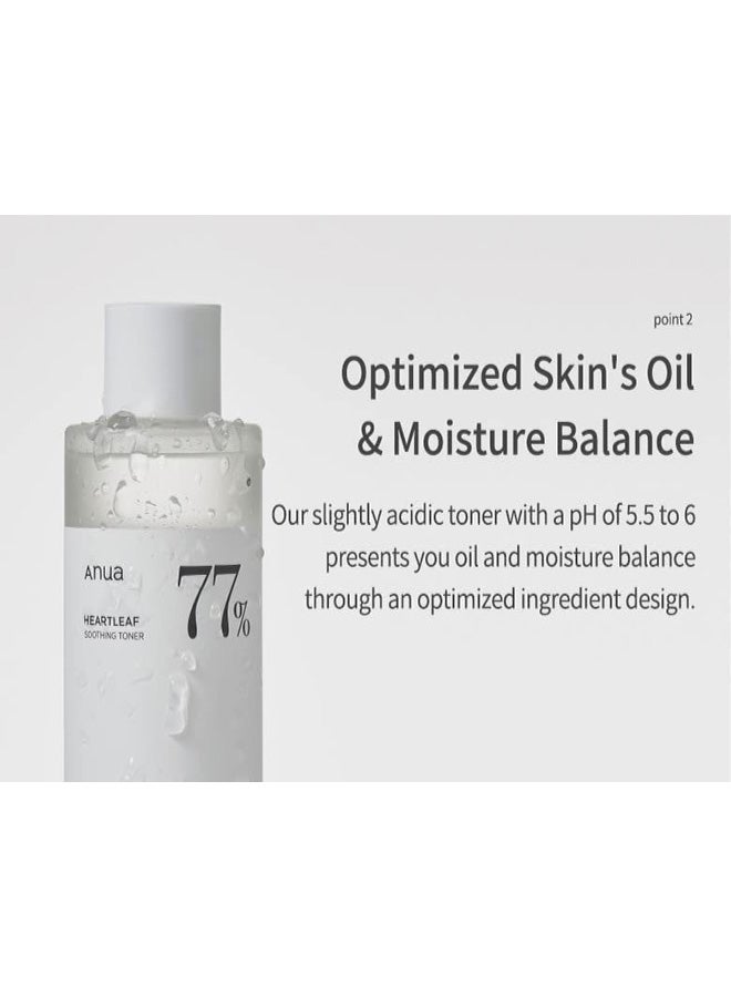 Anua Heartleaf 77% Soothing Toner I Ph 5.5 Skin Trouble Care, Calming Skin, Refreshing, Hydrating, Purifying, Cruelty Free, Vegan For Sensitive, Combination (250Ml / 8.4 Fl.Oz.), Korean Skincare - Image 4