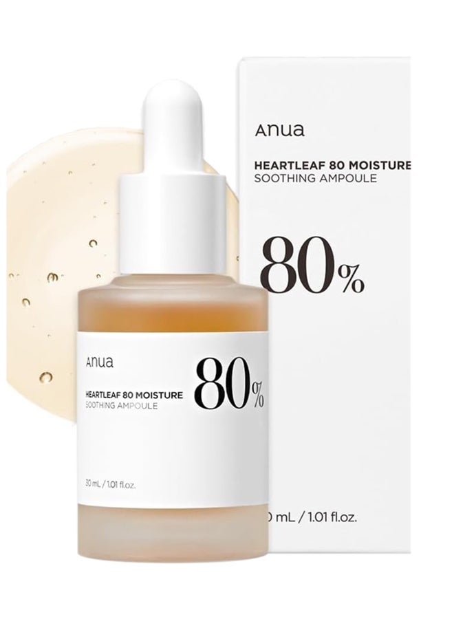 Anua Heartleaf 80% Moisture Soothing Ampoule 30ml  - Image 1